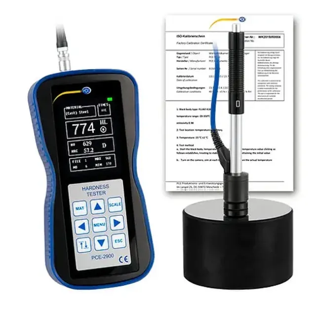 PCE Instruments PCE-2900-ICA Durometer, USB and WiFi for Data Transmission incl. ISO Calibration Certificate