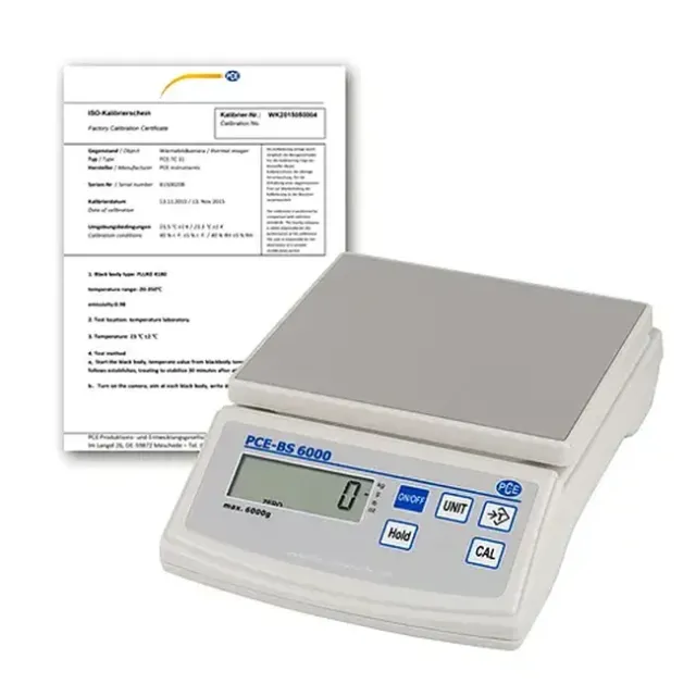 PCE Instruments PCE-BS 6000-ICA Parcel Scale incl. ISO Calibration Certificate