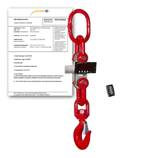 PCE Instruments PCE-CSI 30-ICA Hanging Scale with Weighing Range 30 t incl. ISO Calibration Certificate