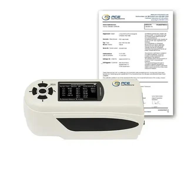 PCE Instruments PCE-CSM 7-ICA Colorimeter, 3 Light Source Options incl. ISO Calibration Certificate