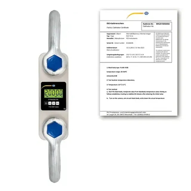 PCE Instruments PCE-DDM 20WI-ICA Hanging Crane Scale, up to 44092 lbs incl. ISO Calibration Certificate