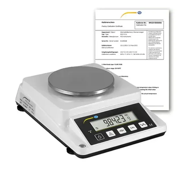 PCE Instruments PCE-DMS 1100-ICA Counting Scale, 0 to 1100 g incl. ISO Calibration Certificate