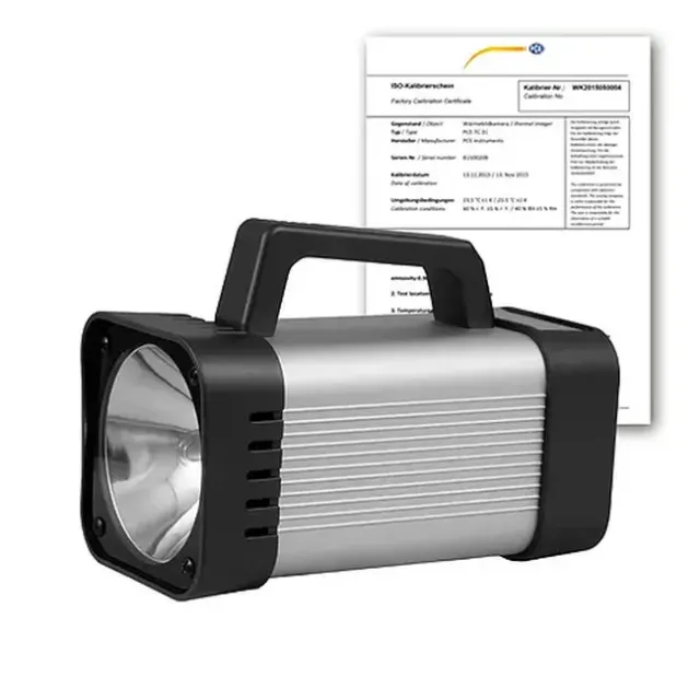 PCE Instruments PCE-DSX 20-ICA Portable Stroboscope for Professional in Operation incl. ISO Calibration Certificate