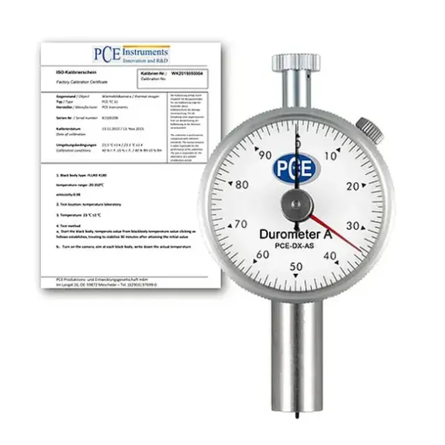 PCE Instruments PCE-DX-AS-ICA Mechanical Hardness Tester for Measuring Hardness incl. ISO Calibration Certificate