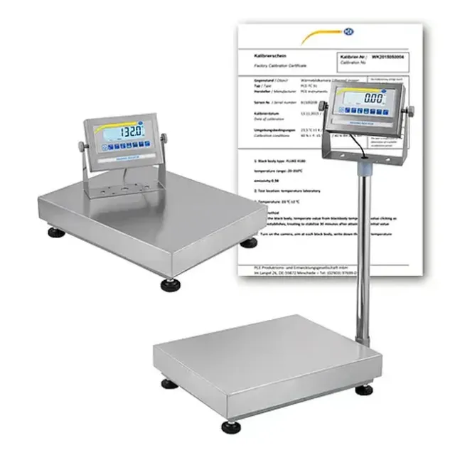 PCE Instruments PCE-EP 30P2-ICA Robust Platform Scale incl. ISO Calibration Certificate