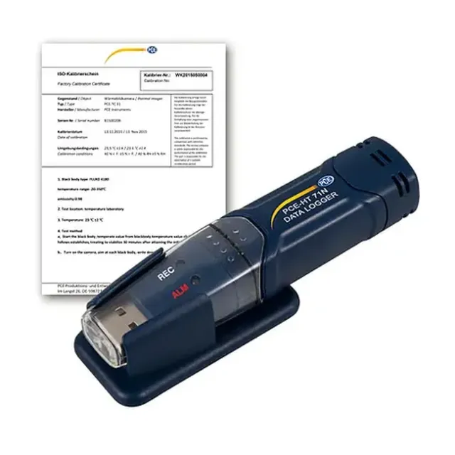 PCE Instruments PCE-HT 71N-ICA Hygrometer for Prolonged Measurement incl. ISO Calibration Certificate