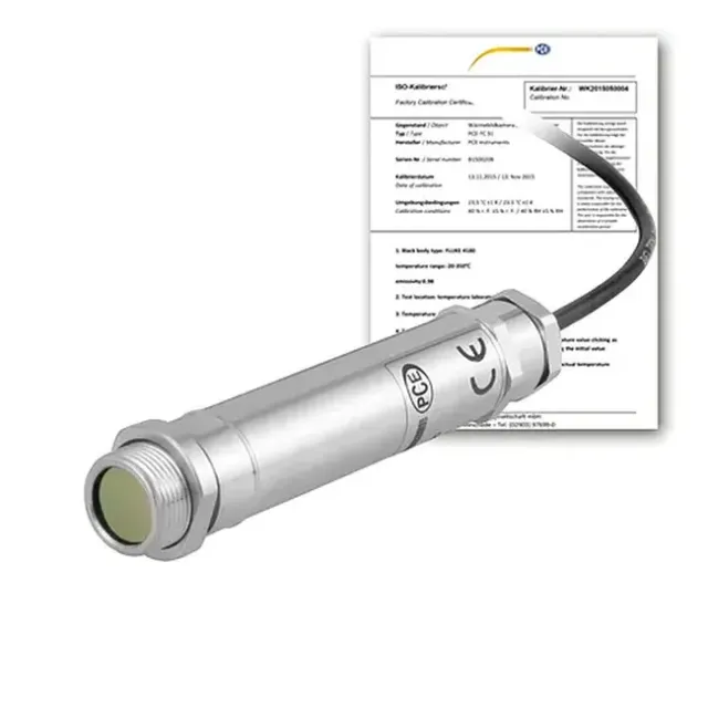 PCE Instruments PCE-IR 50-ICA Digital Thermometer incl. ISO Calibration Certificate