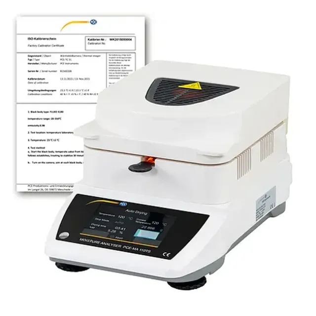 PCE Instruments PCE-MA 110TS-ICA Analytical Balance with 5" Touchscreen for Easy Operation incl. ISO Calibration Certificate