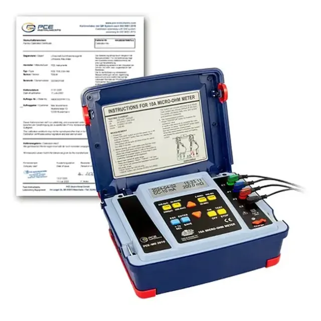 PCE Instruments PCE-MO 2010-ICA Electrical Testerin Robust Housing incl. ISO Calibration Certificate