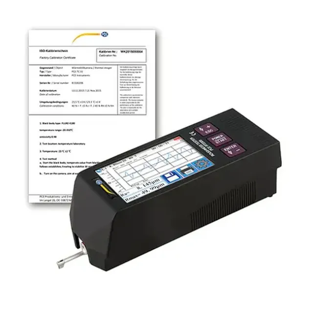 PCE Instruments PCE-RT 2300-ICA Roughness Tester with External Probe incl. ISO Calibration Certificate