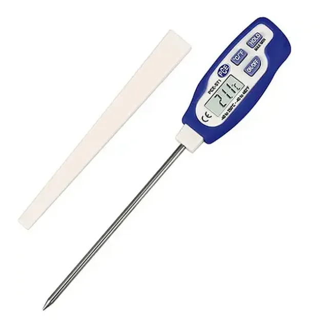PCE Instruments PCE-ST 1-ICA Digital Penetration or Immersion Thermometer incl. ISO Calibration Certificate