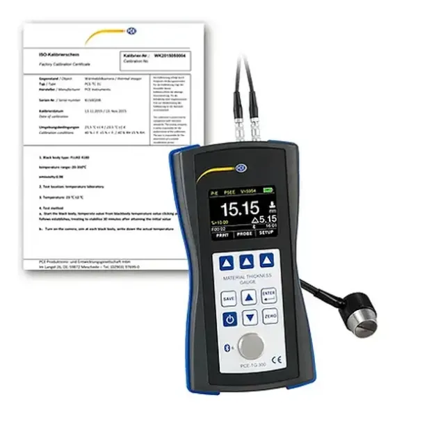 PCE Instruments PCE-TG 300-NO2-ICA IoT Meter with Large Measuring Range incl. ISO Calibration Certificate