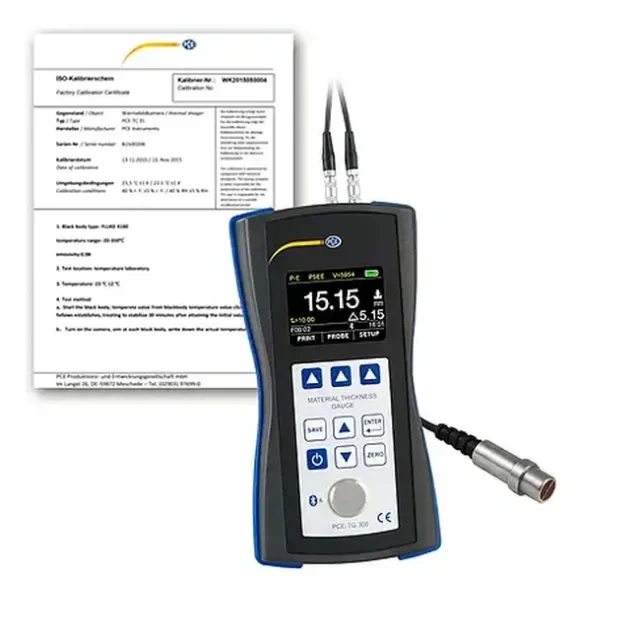 PCE Instruments PCE-TG 300-NO5/90-ICA IoT Meter Up to 600 mm incl. ISO Calibration Certificate