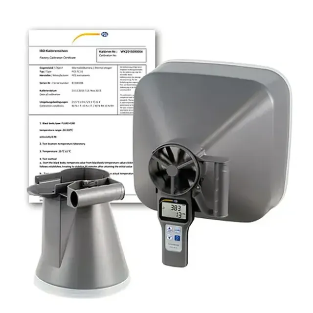 PCE Instruments PCE-VA 20-SET-ICA Mulitfunction Aneometer, with Flow Hoods incl. ISO Calibration Certificate