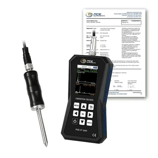 Buy PCE Instruments PCE-VT 3900S-ICA Vibration Anaylzer, with Measuring ...