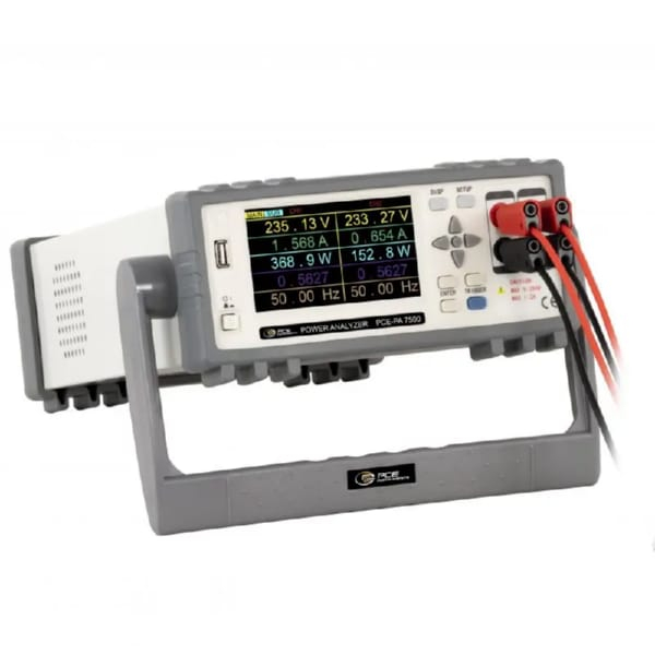PCE Instruments PCE-PA 7500 2-Channel Electrical Tester for Measuring Current