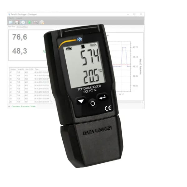 PCE Instruments PCE-HT 72 PDF Data Logger for Temperature and Humidity