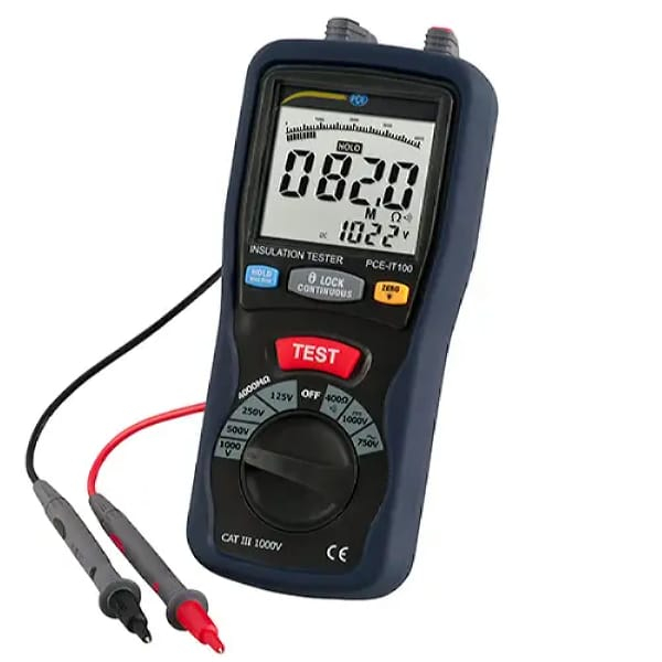 Temperature PCE Instruments PCE-IT100 PAT Tester for Insulation