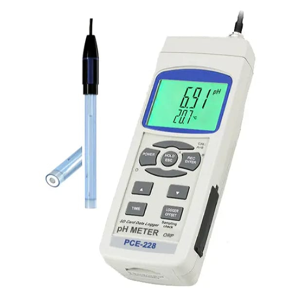 pH Meters PCE Instruments PCE-228SF Handheld pH-Meter for surface
