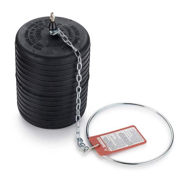 Petersen 130-006- 6" Dia Inflatable Plumbers Test Style Pipe Plug