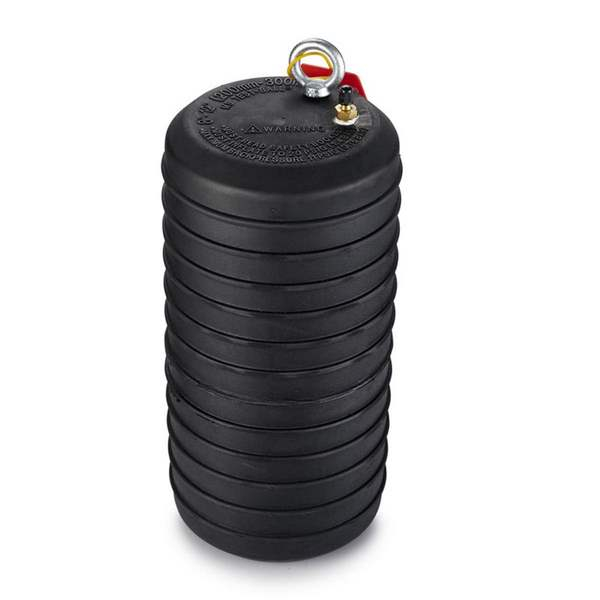Petersen 130-012-MS 6" - 12" Dia Inflatable Plumbers Test Style Pipe Plug with Eye Bolt