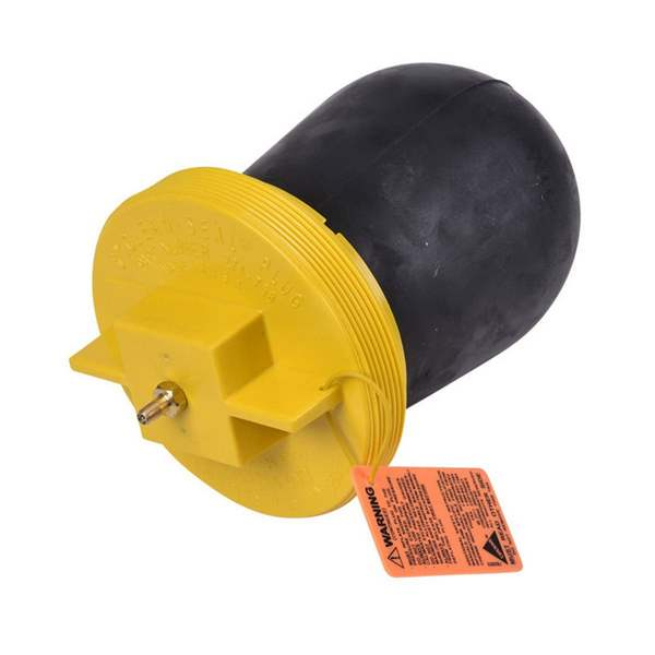 Petersen 130-1060- 6" Dia Inflatable Rubber Stack Test Style Pipe Plug