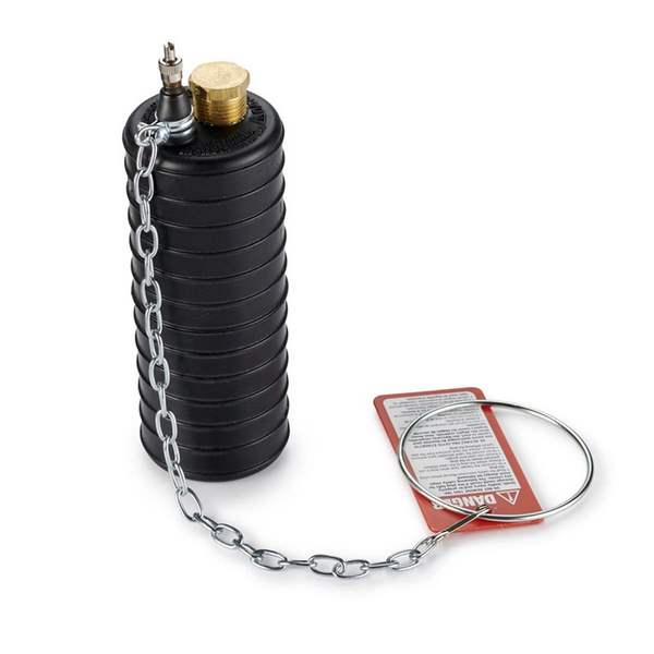Petersen 130-203-07 3" Dia Inflatable Municipal Style Pipe Plug, 1/2" FNPT Bypass