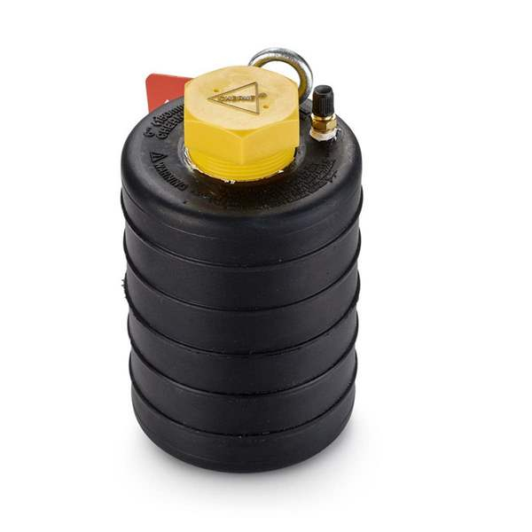 Petersen 130-206-15 6" Dia Inflatable Municipal Style Pipe Plug, 1-1/2" FNPT Bypass