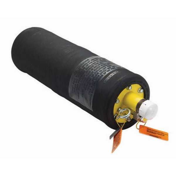 Petersen 130-212-07HP 8"-12" Dia Inflatable Municipal Style Pipe Plug, 1-1/2" MNPT Bypass