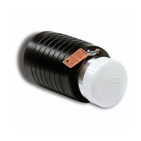 Petersen 130-610-4 8"-10" Dia Inflatable Large Pipe Plug, 4" MNPT Bypass