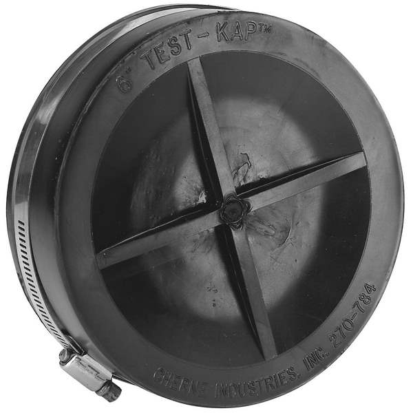 Petersen 142-9406- 142-94 Series Cap, Test, For Pipe Plugs, Hose Clamp Style, 6"