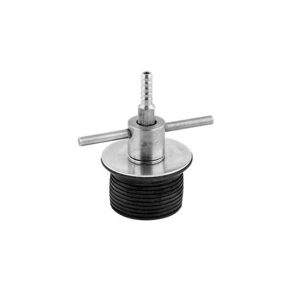 Petersen 143-2088-SB 0.875" Dia Mechanical T-Handle Pipe Plug, 5/16" ID Hose Barb