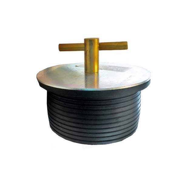 Petersen 143-2325- 143-2 Series Pipe Plug, Mechanical, T-Handle, Rubber, 3 1/4" Dia