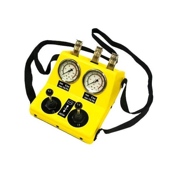 Petersen 162-1032-8116 Controller, Dual Joysticks, 116 psi (8 bar) with Built-In Safety Relief Valves