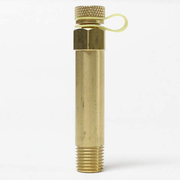 Petersen 310-100-XL 310 Series Temperature Pressure Plug 1/4" MNPT x 3" L, Neoprene Seal