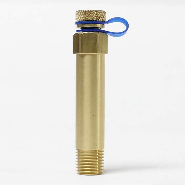 Petersen 310-110-XL 310 Series Temperature Pressure Plug 1/4" MNPT x 3" L, Nordel Seal