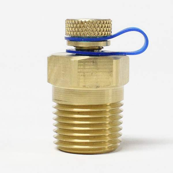 Petersen 310-710 - 310 Series Temperature Pressure Plug, 1/2" MNPT x 1.5" L, Nordel Seal