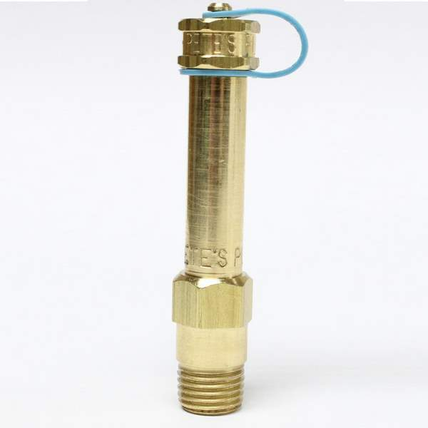 Petersen 311-100-XL 311 Series Temperature Pressure Pete's Plug, 1/4" MNPT x 3" L, Neoprene