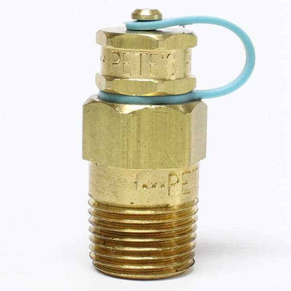Petersen 311-300- 311 Series Temperature Pressure Pete's Plug 3/8" MNPT x 1.5"l, Neoprene
