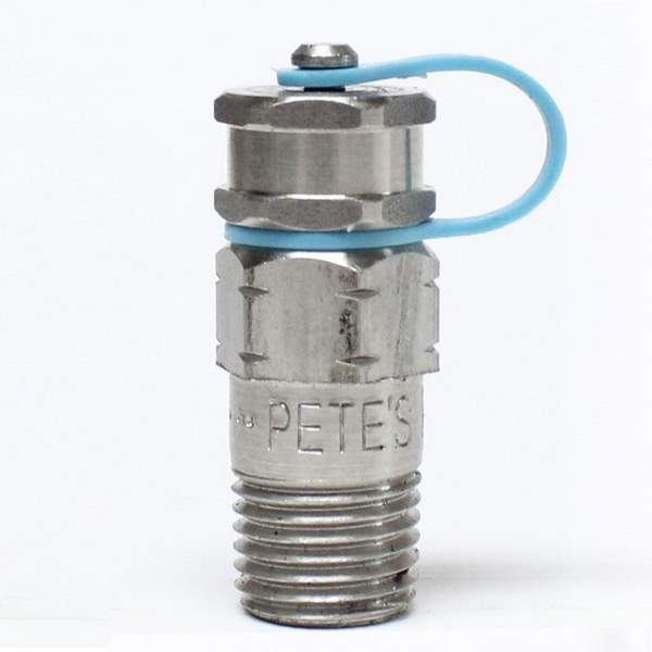 Petersen 311-400- 311 Series Temperature Pressure Pete's Plug 1/4" MNPT x 1.5 L, Neoprene