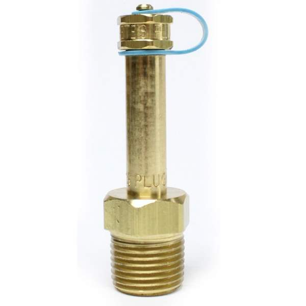 Petersen 311-700-XL 311 Series Temperature Pressure Pete's Plug, 1/2" MNPT x 3" L, Neoprene