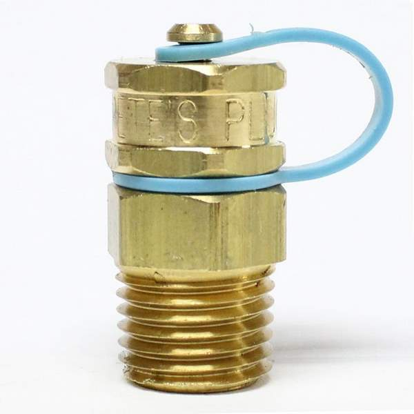 Petersen 311-900- 311 Series Temperature Pressure Pete's Plug 1/4" MNPT X1.20"l, Neoprene