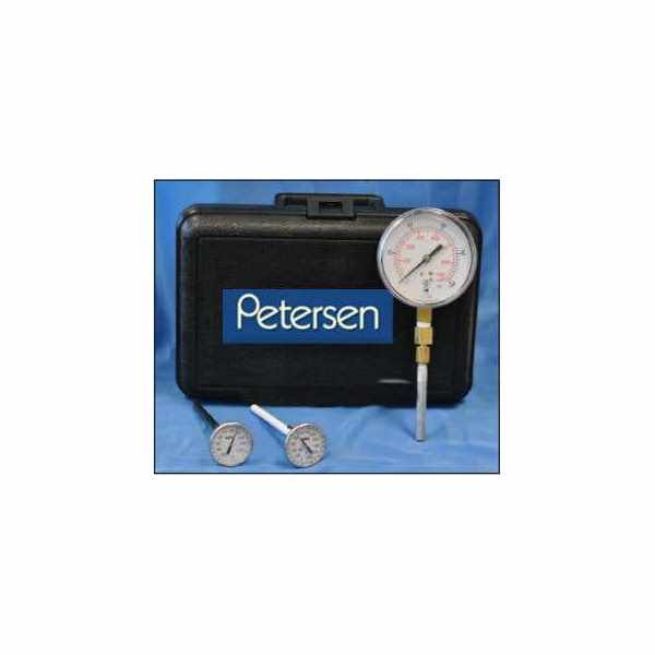 Petersen 312-1500- T & P Plug Kit, Psi Gauge, 1.5" Adapters, Temp Gauges