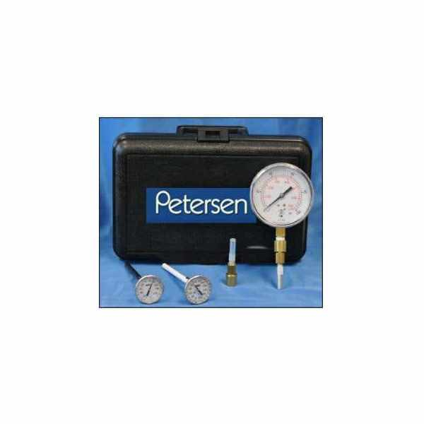 Petersen 312-1500-XL T & P Plug Kit, Psi Gauge, 3" & 1.5" Adapters, Temp Gauges