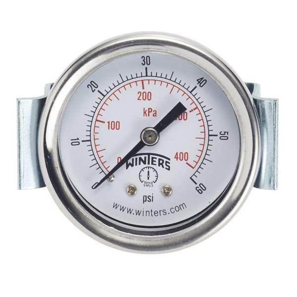 Petersen 924-1304-6060 Gauge, Ball Pressure, 0-60 Psi