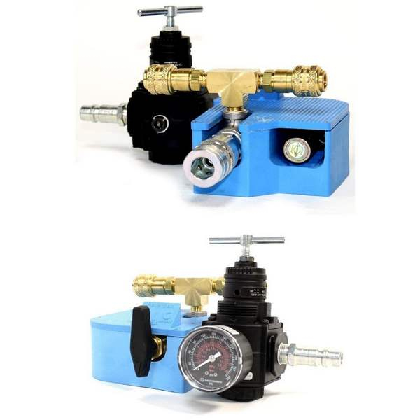 Petersen 936-1050-250A Controller, Inflation Air with Adjustable Regulator and Valve, 30-200 psi, 1/2" Quick Disconnect