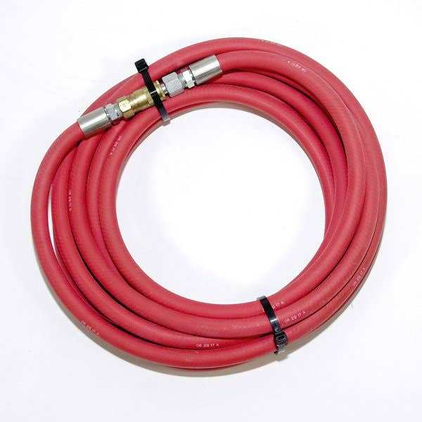 Petersen 936-2038-2024300 Hose Assembly, 3/8" x 25', 300 Psi, 1/4", Quick Disconnect, Plug And Socket