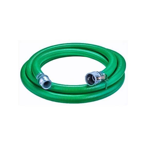 Petersen 936-2100-5024 Hose Assembly, Water Suction, 1 " x 24', 90 Psi, 1" Cam & Groove