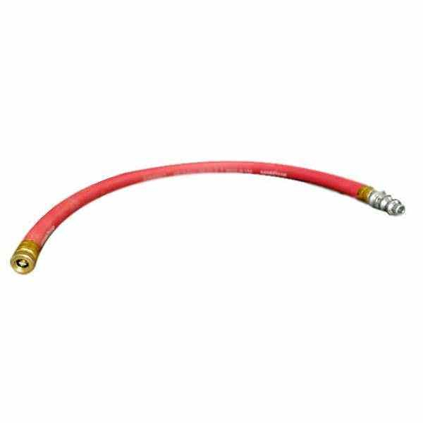 Petersen 936-7100-025 Adapter, Tire Valve Coupling To 1/4" Quick Disconnect Plug 18" Long