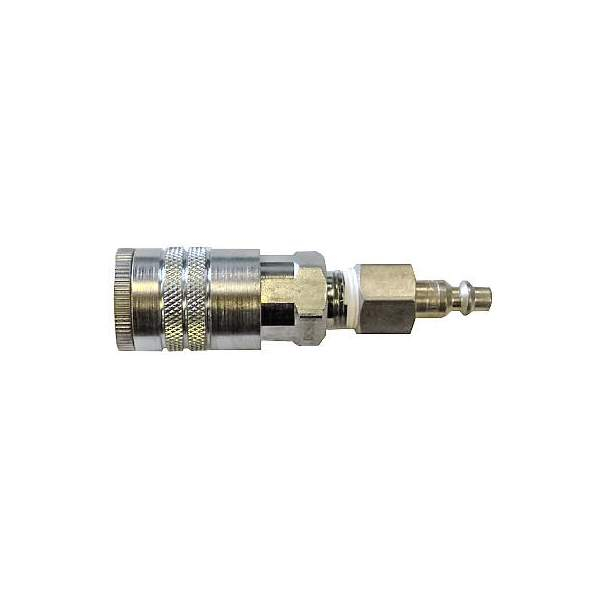 Petersen 936-7150-025 Adapter, Quick Disconnect 1/2" Coupling To 1/4" Plug, Zinc-Plated Steel